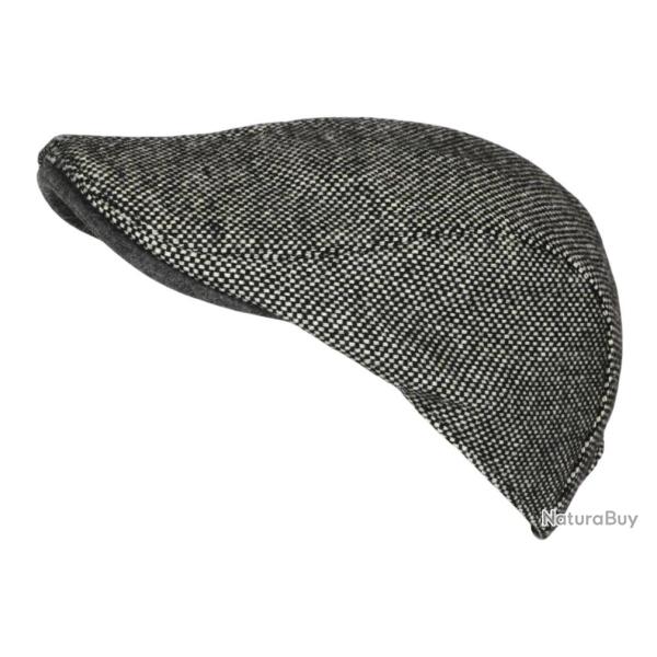 B�ret Casquette Plate Grise en Laine Mode Anglaise Tweed Ajustable Cresty Taille unique Gris