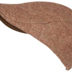 B&eacute;ret Casquette Plate Rouge en Laine Mode Anglaise Tweed Ajustable Cresty Taille unique Rouge