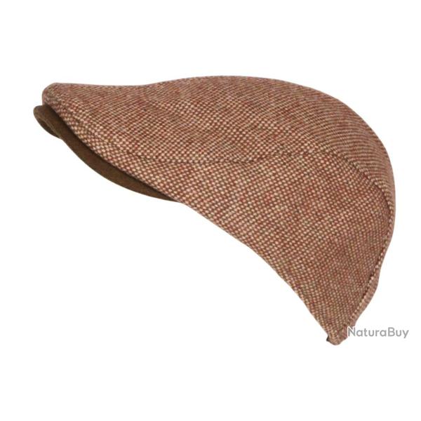 B�ret Casquette Plate Rouge en Laine Mode Anglaise Tweed Ajustable Cresty Taille unique Rouge