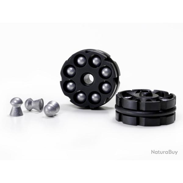 Barillet 8 coups 5,5mm cyclone - gladiator- verminator - Fx Airguns