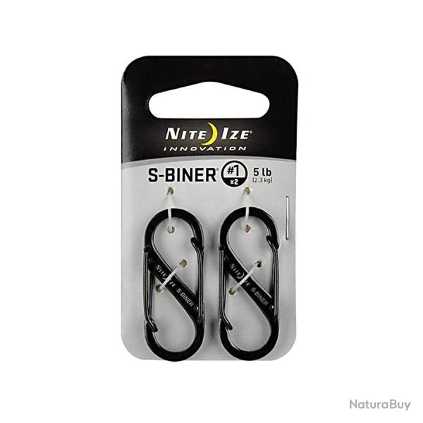 S-Biner N1 noir par 2 - Nite Ize