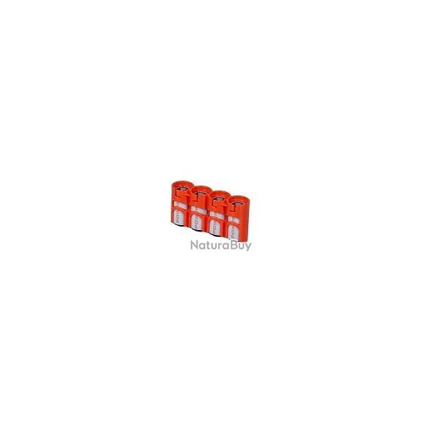 Portes Piles POWERPAX Orange 4x CR123