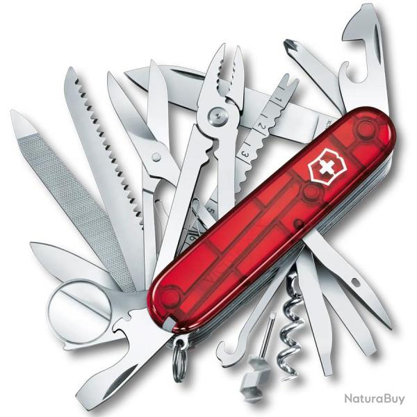 Swiss Champ - 1.6795 - Victorinox Rouge Transparent