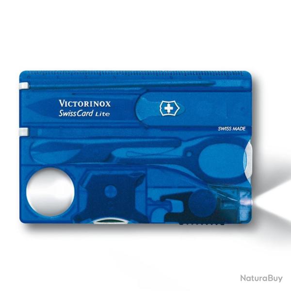 Swiss Card Lite - Victorinox Bleu Transparent