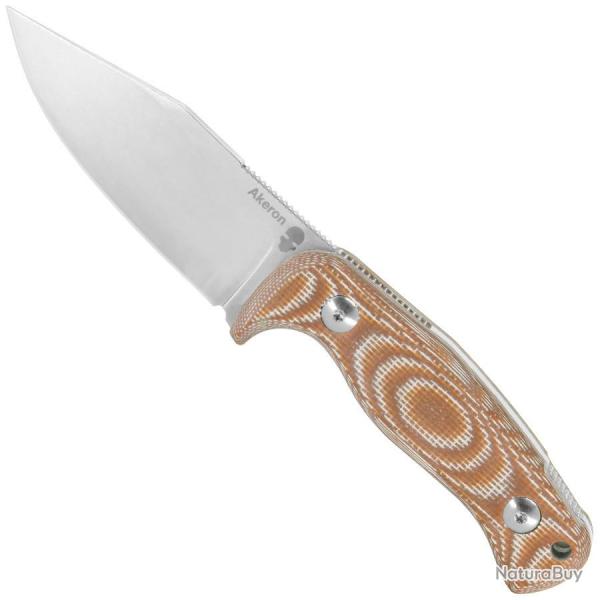 EKLIPSE - AKERON Cuir Micarta Canvas Naturel / Stonewash