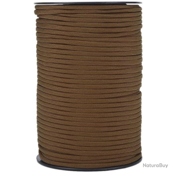 Paracorde 550 au m�tre Marron