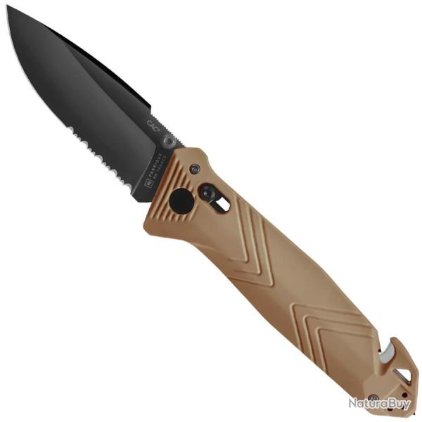 CAC Couteau pliant de l'Arm�e Fran�aise - TB Outdoor Mixte Vengeur (Coyote)