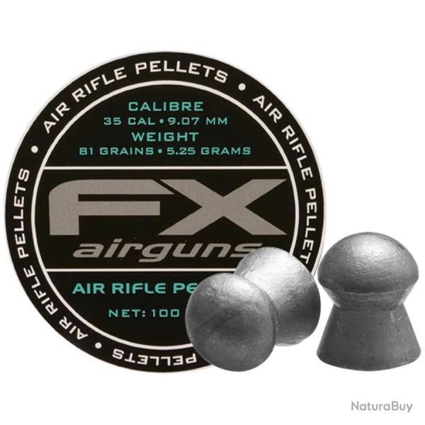 Plombs FX 9 mm .35 / 5.25 g Boite de 100 pcs