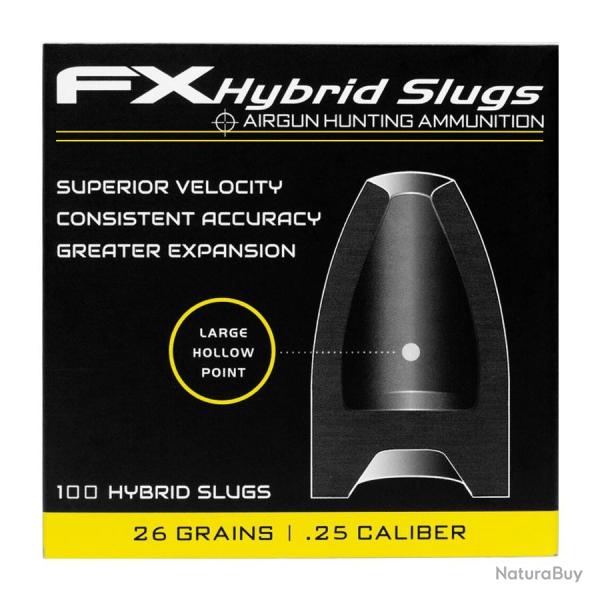 Hybrid Slugs .25 (250)/ 6,35 mm -FX Airguns