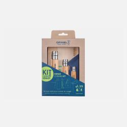 Kit Cuisine Nomade avec N&deg;10 Tire-Bouchon D&eacute;capsuleur - OPINEL