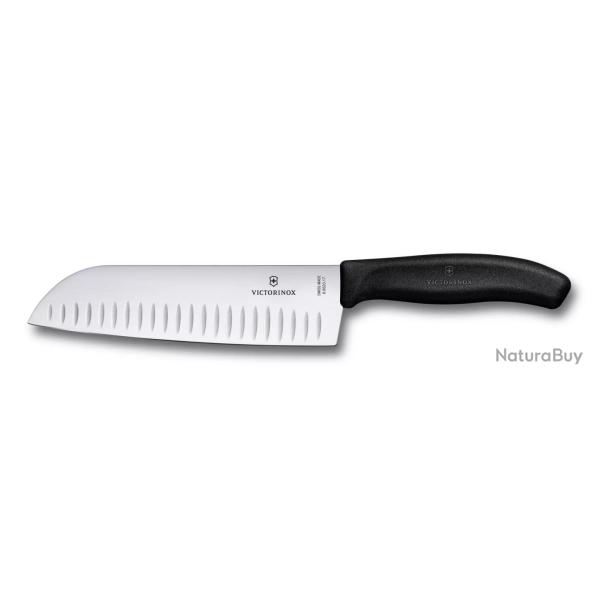 Couteau Santoku Lame Alvole Swiss Classic - Victorinox