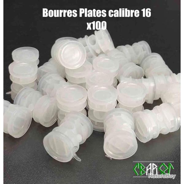 Bourres Plates calibre 16 Universelle x100 - Svarog