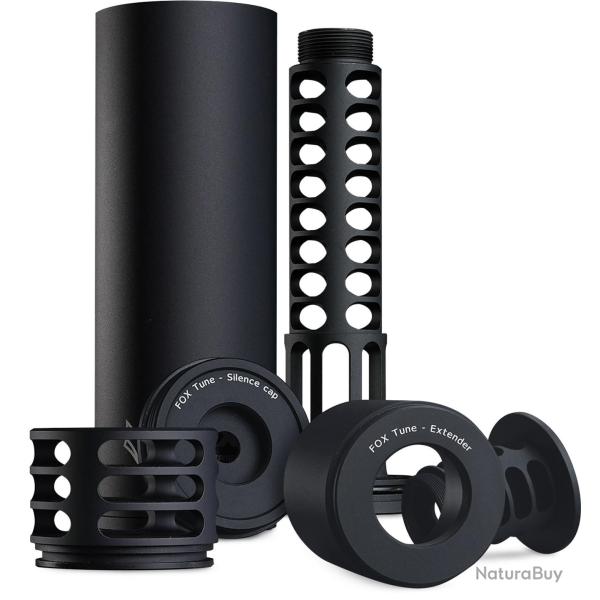 mod�rateur pour PCP FOX TUNE - Fox Silencers 7,62mm 1/2"x20 UNF