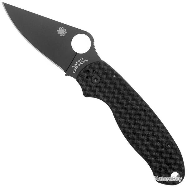 Paramilitary 3 Black G10 - C223GPBK - Spyderco