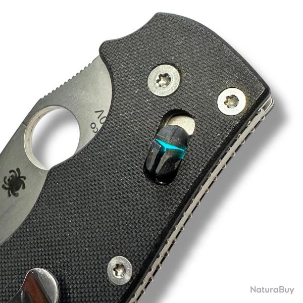 Ball Cage Polymer Noir MANDALORIAN pour Spyderco Manix 2 - EDCMods