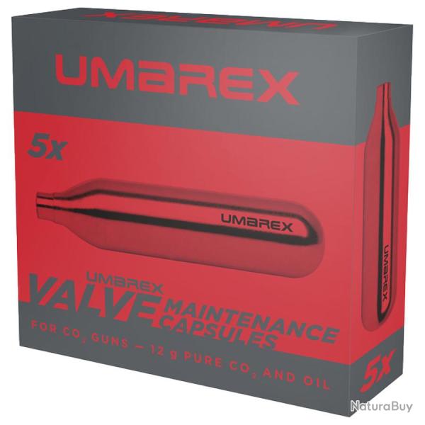 Capsule CO2 Entretien-Maintenance 12G x5 - Umarex