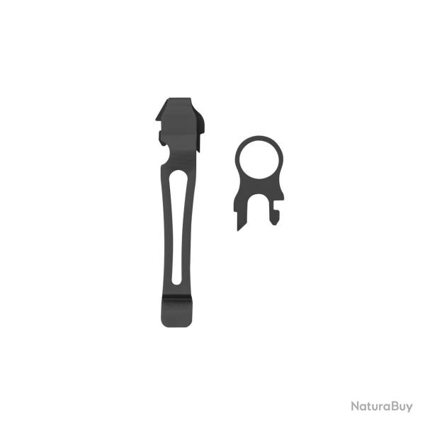 Clip de poche et anneau amovible Noir (Wave, Charge, Surge) - Leatherman