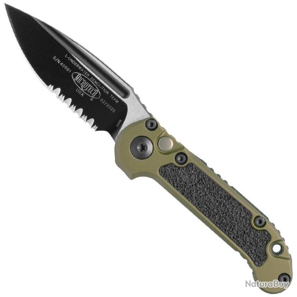 LUDT S/E Gen III OD Green Partial Serrated - Microtech