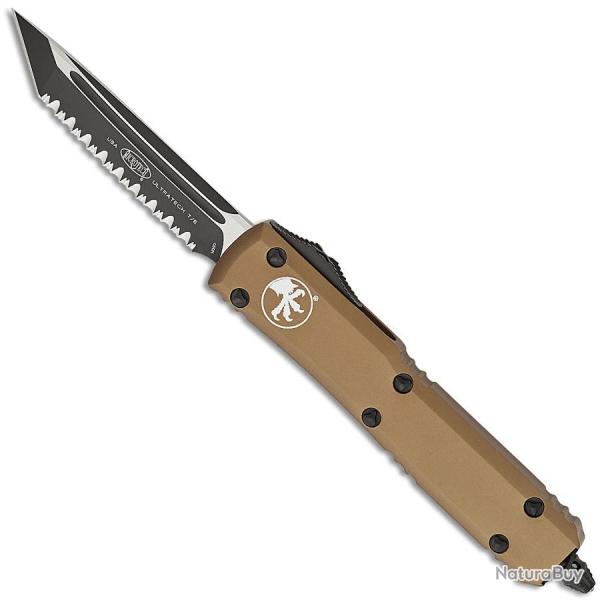 Ultratech T/E Tan Full Serrated - Microtech Knives
