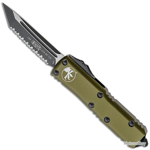UTX 85 T/E OD Green Full Serrated - Microtech