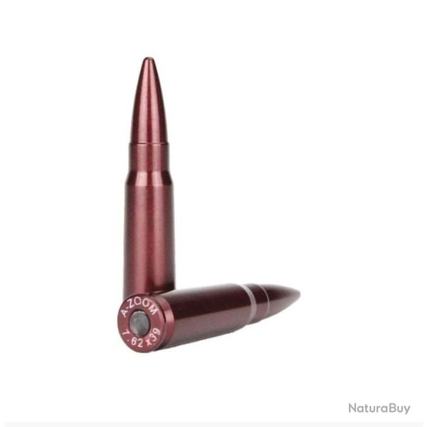 Cartouches de Manipulation x2 Cal 7,62x39 - Snap Caps A-Zoom