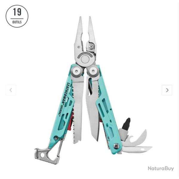 Pince Multifonctions - Signal Aqua Silver - Leatherman