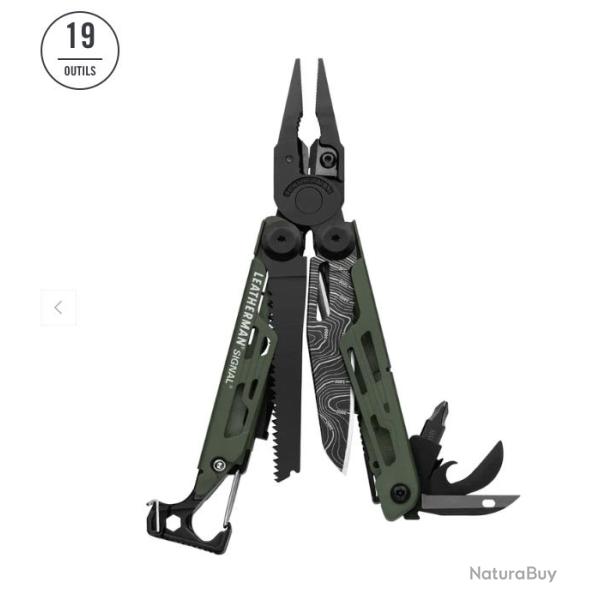 Pince Multifonctions - Signal Green Topo - Leatherman