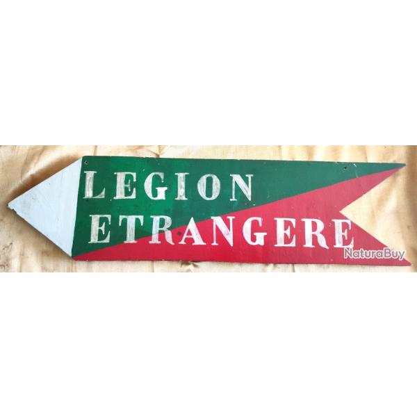 original panneau indicateur l�gion �trang�re .