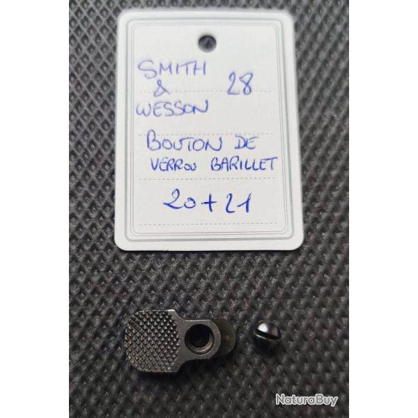 PI�CE SMITH & WESSON MOD 28 - N FRAME - BOUTON DE VERROU DE BARILLET