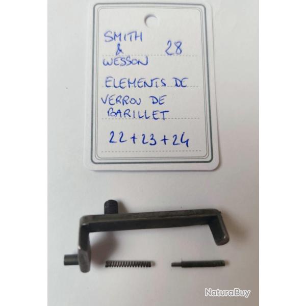 PI�CE SMITH & WESSON MOD 28 - N FRAME - ELEMENTS DU VERROU DE BARILLET