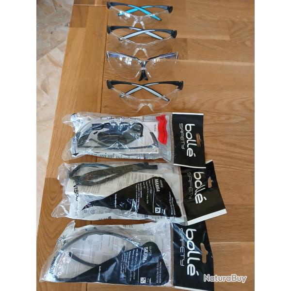 Lot lunettes de protection