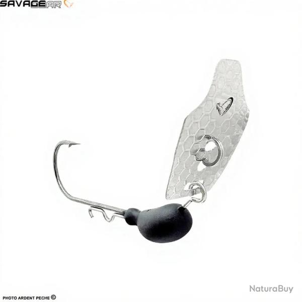 T�te plomb�e � palette SAVAGE GEAR Crazy blade jig head 5g