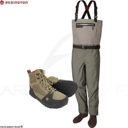 Pack Waders REDINGTON ESCAPE + Chaussures Benchmark caoutchouc XXLS