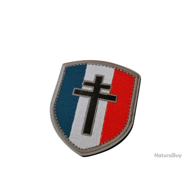 Patch France Rsistance vel-cro  80x70 mm