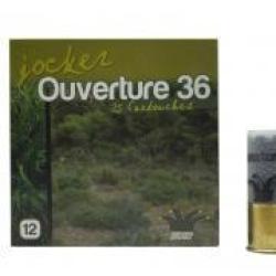 Cartouches JOCKER OUVERTURE calibre 12 70 36g BG x25