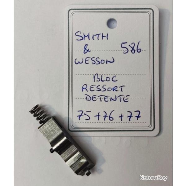 PI�CE SMITH & WESSON MOD 586 - L FRAME - BLOC RESSORT DETENTE