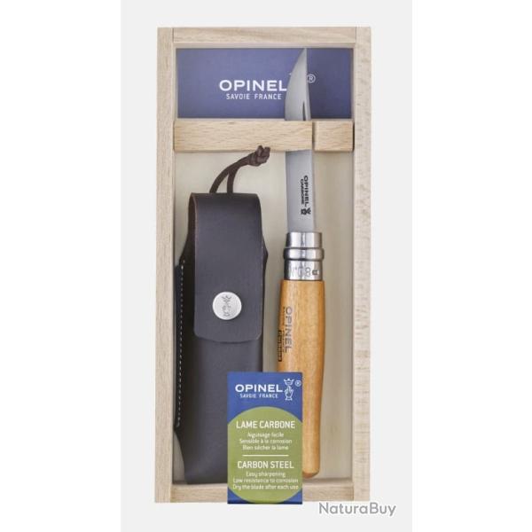 COFFRET COUTEAU FERMANT CARBONE OPINEL N�8
