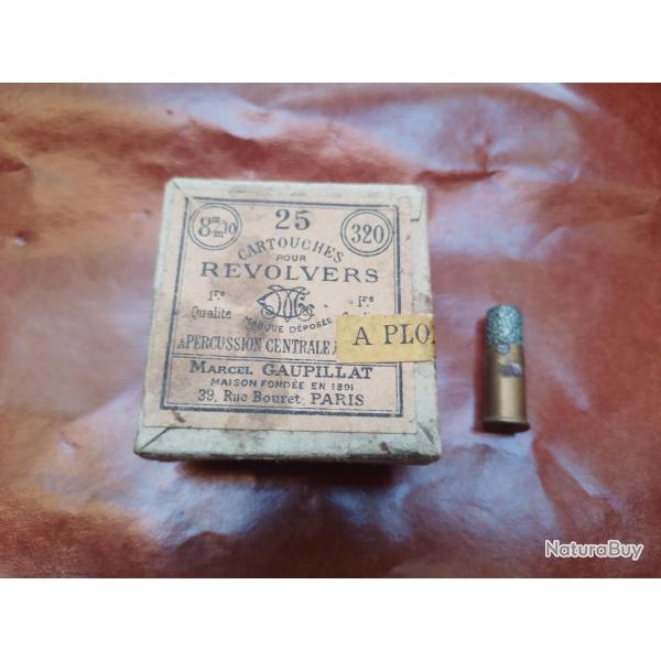 une  CARTOUCHE  A PLOMBS   8MM 320 POUR REVOLVER