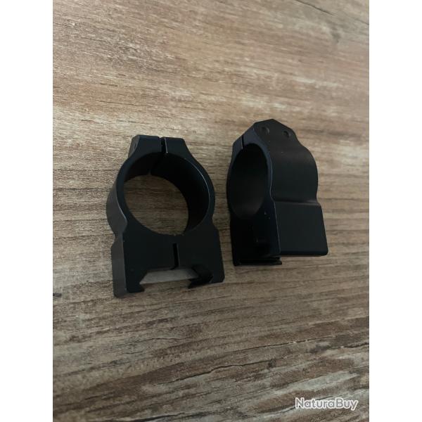 Montage lunette WARNE 25,4mm