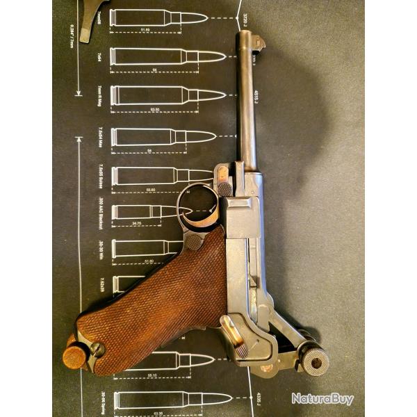 Pistolet Luger modle 1908 contrat portugais.