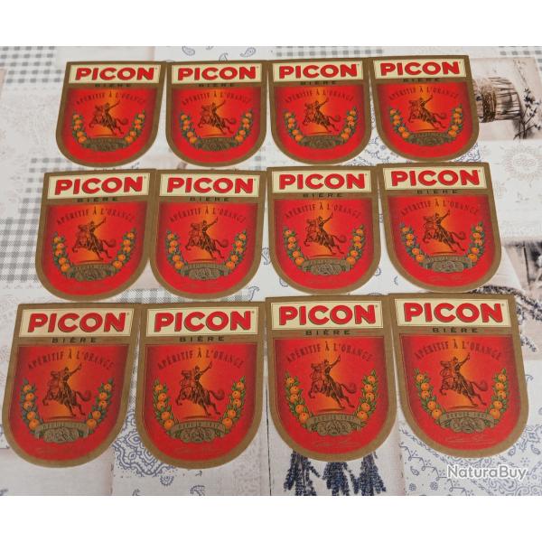 12 Sous bock Picon bire neufs