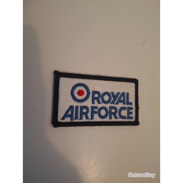Patch royal air force Angleterre royaume unis sans velcro