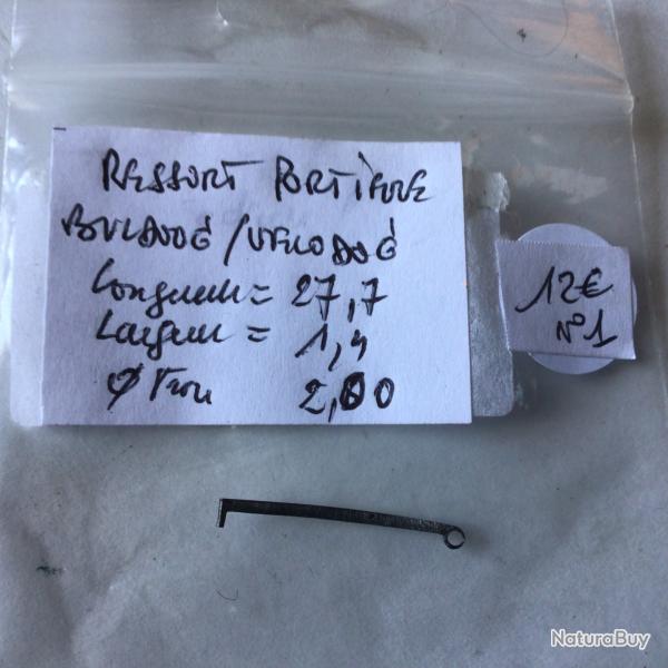 VENDU PAR LE-CUIRASSIER N1 RESSORT DE PORTIRE POUR REVOLVERS BULDOOGS /VELODOG