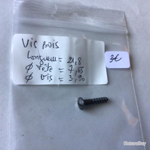 VENDU PAR LE-CUIRASSIER N 200 VIS BOIS D'ARMURERIE