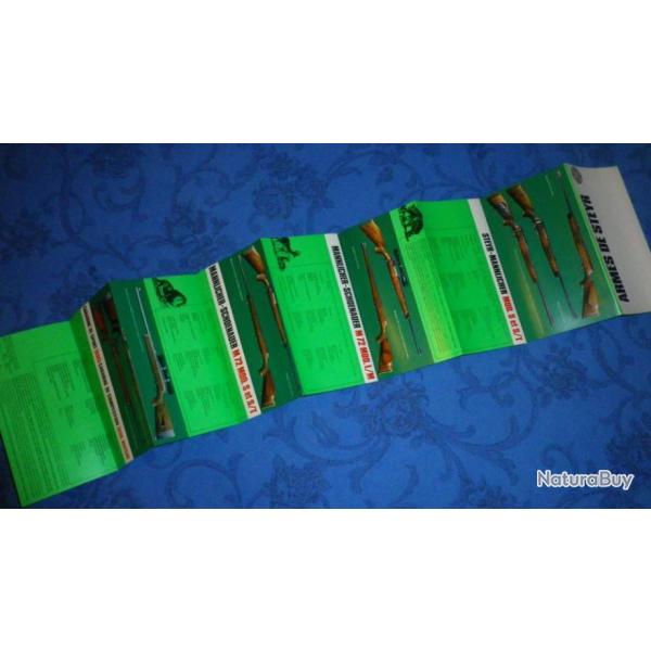 Catalogue d�pliant ARMES DE STEYR-MANNLICHER