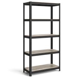 &Eacute;tag&egrave;re charge lourde m&eacute;tallique 180 x 90 x 40 cm 5 niveaux charge totale 875 kg (175 kg/niveau) &eacute;t