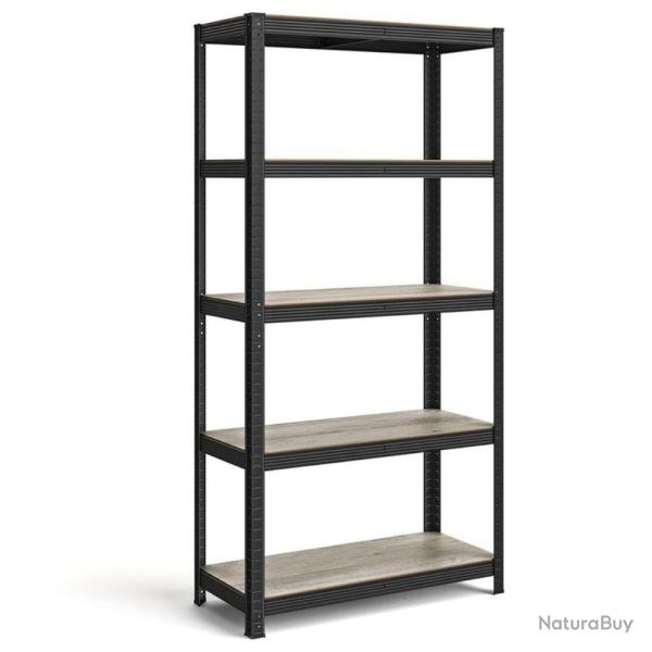 �tag�re charge lourde m�tallique 180 x 90 x 40 cm 5 niveaux charge totale 875 kg (175 kg/niveau) �t