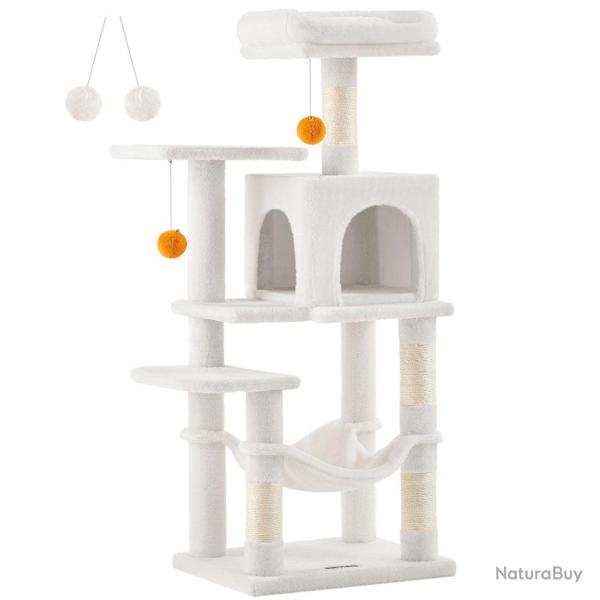 Arbre � chat hamac tour de jeux 143 cm beige 12_0003850