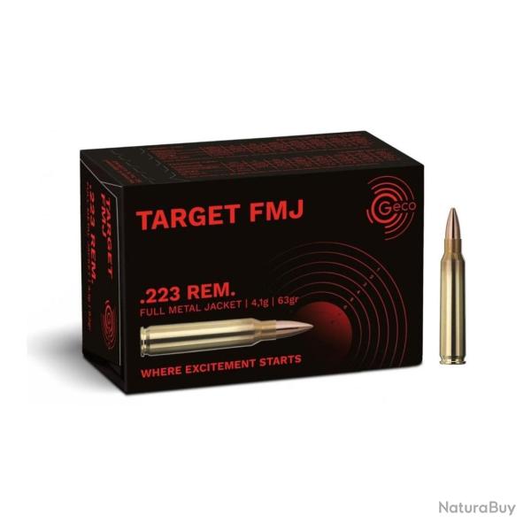 GECO 223REM TARGET FMJ 63gr x50