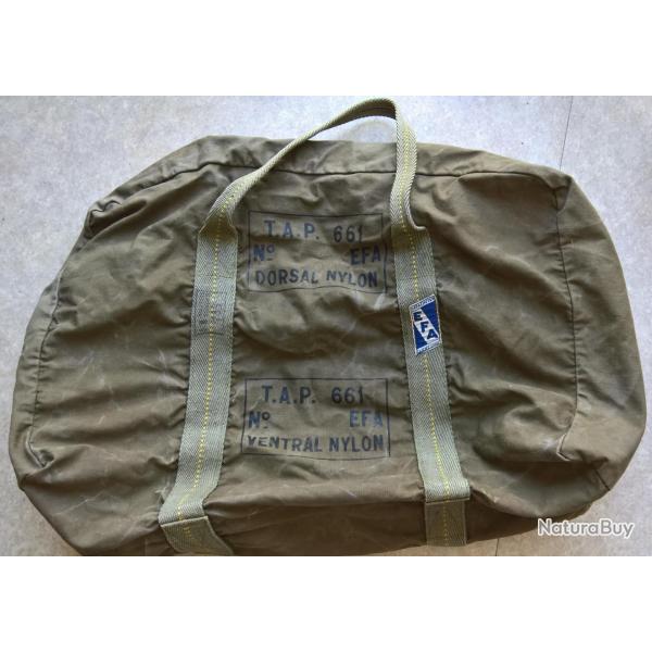 Sac de transport pour parachutes ventral et dorsal T.A.P 661